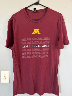 University of Minnesota- U of MN- Maroon "I Am Liberal Arts" Graphic Tee